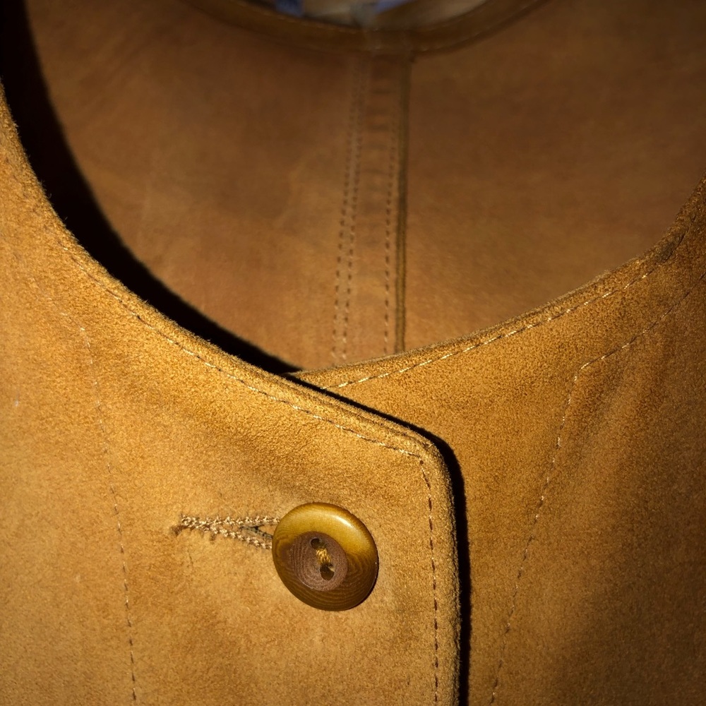 Authentic MAXFIELD PARRISH suede vest -  SM